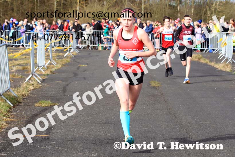 Boys and Girls Under-15s 2023 Elswick Harriers Road Relays, Albamarle Barrack Airfield, Ouston, Northumberland. Photo: David T. Hewitson/Sports for All Pics